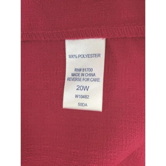 Vintage BFA ~Woman Plus Size 20W~ Raspberry Skirt/Blazer2 Pc. Suit Unlined. - Picture 8 of 16